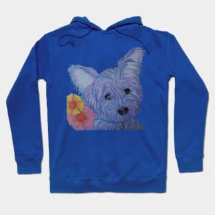 Blue Yorkie Hoodie